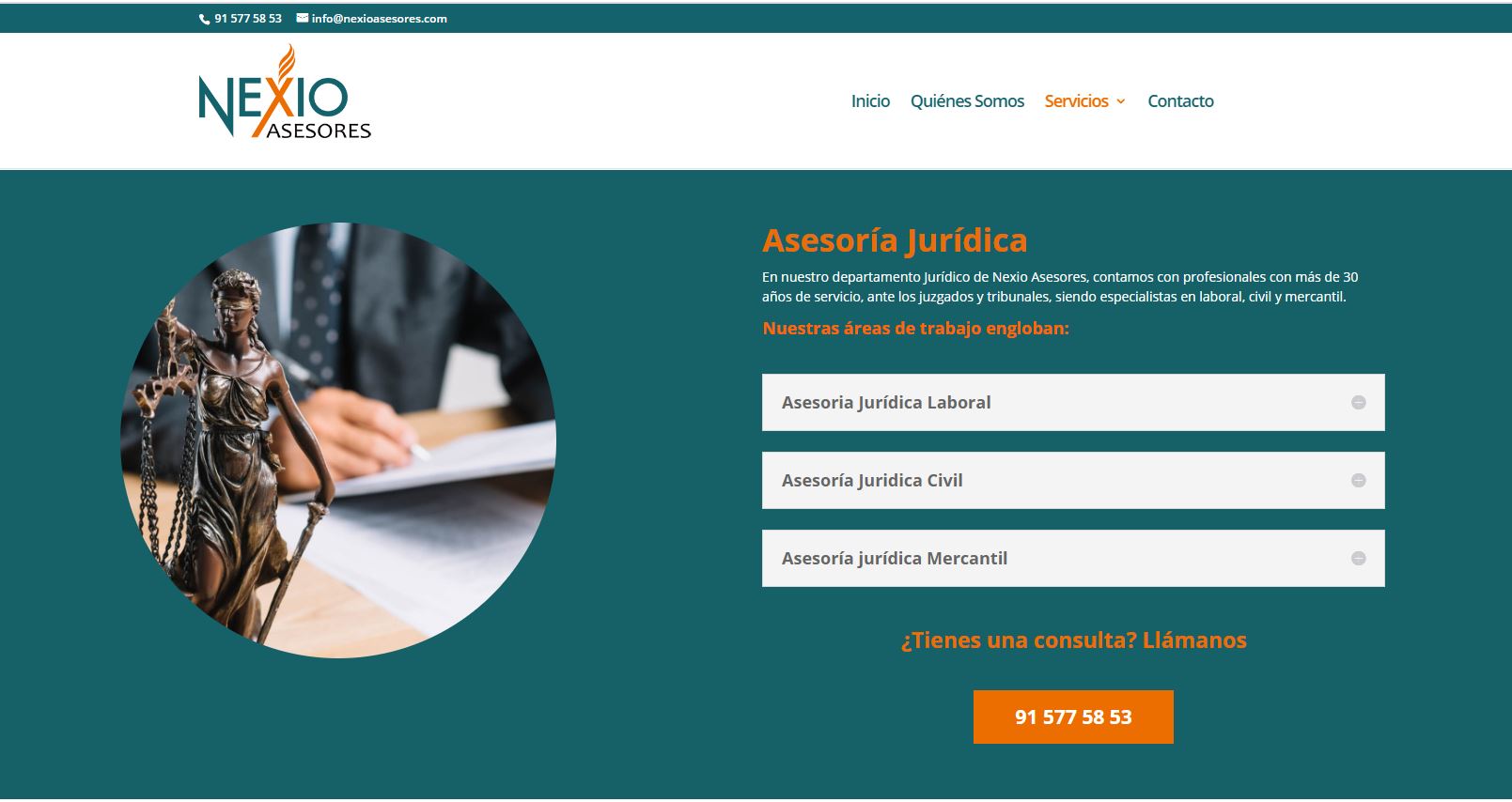 pantalla nexio